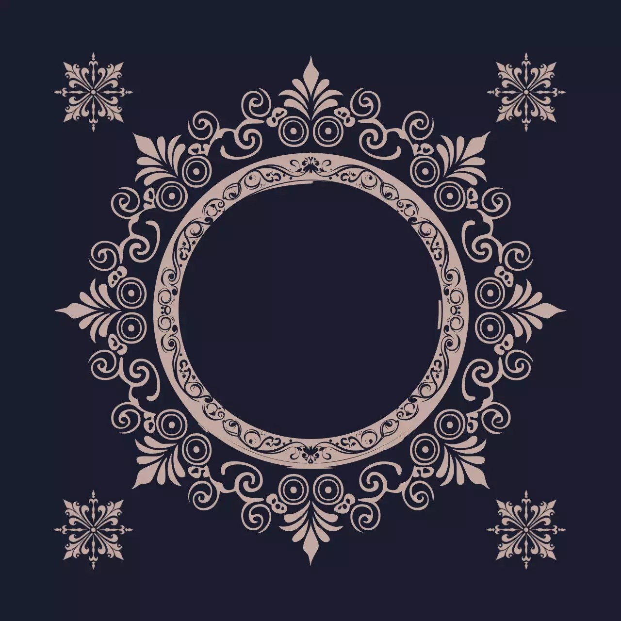 ベージュ アンティーク アート ポスター フレーム