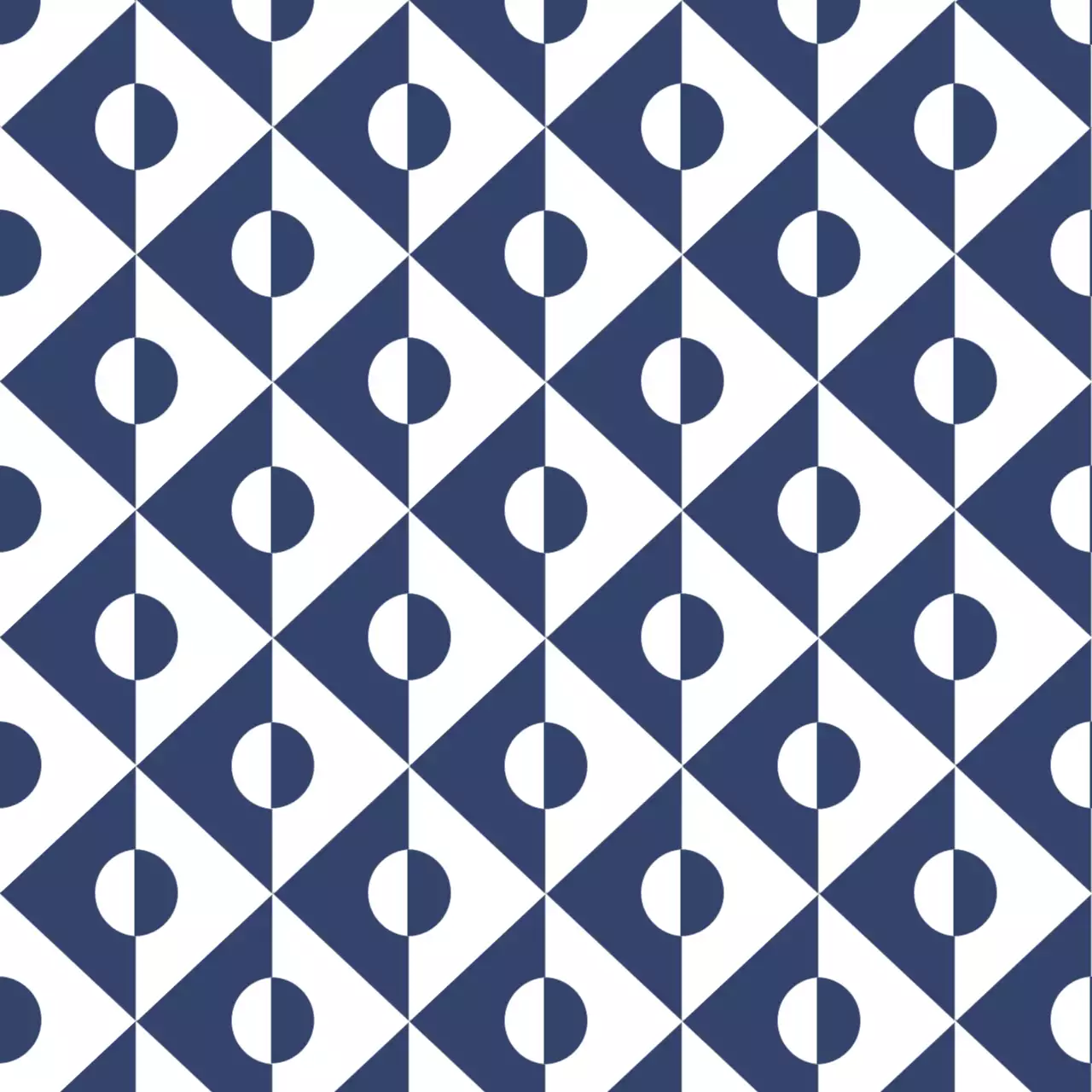 ネイビー 幾何学 反復パターン