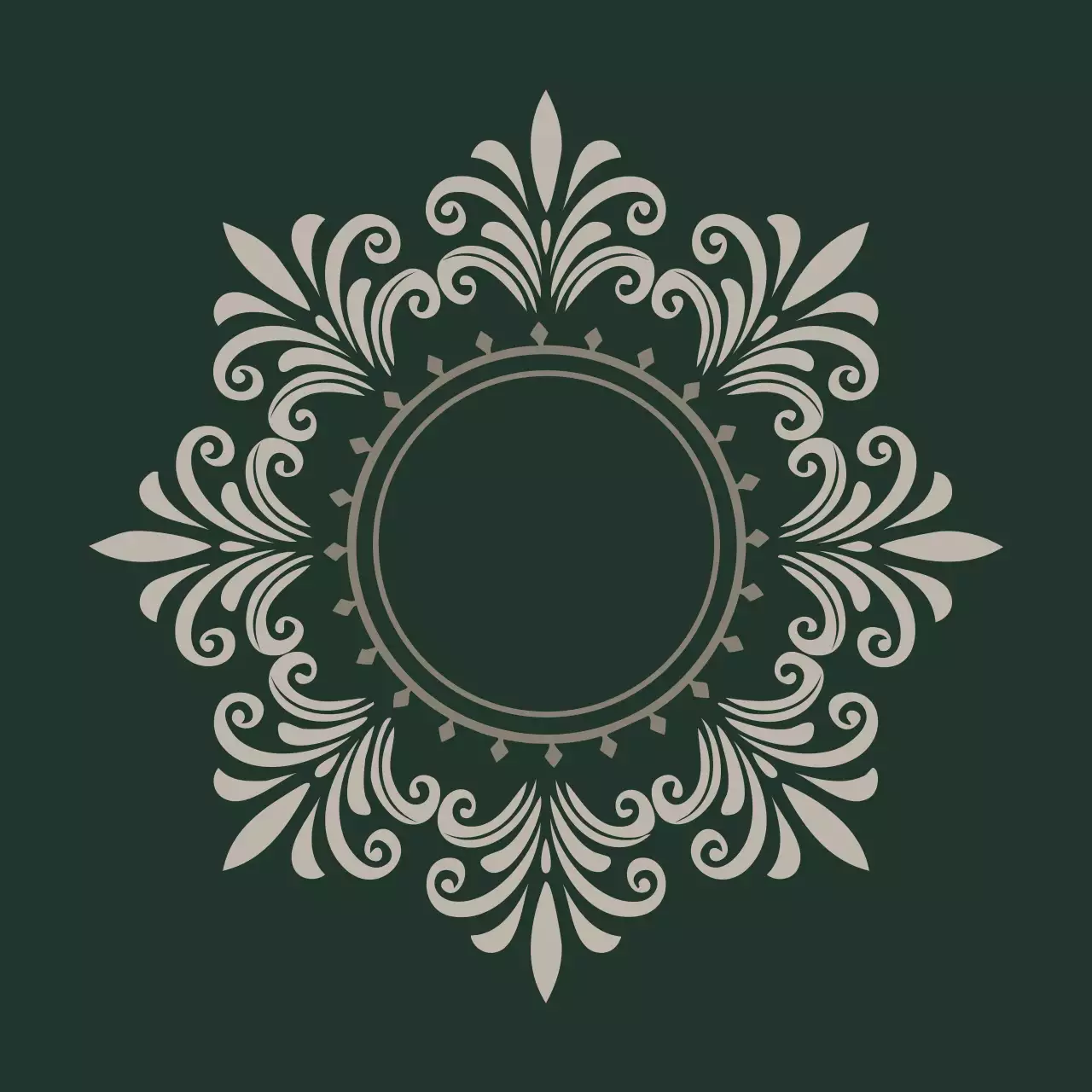 グレー クラシック フレーム