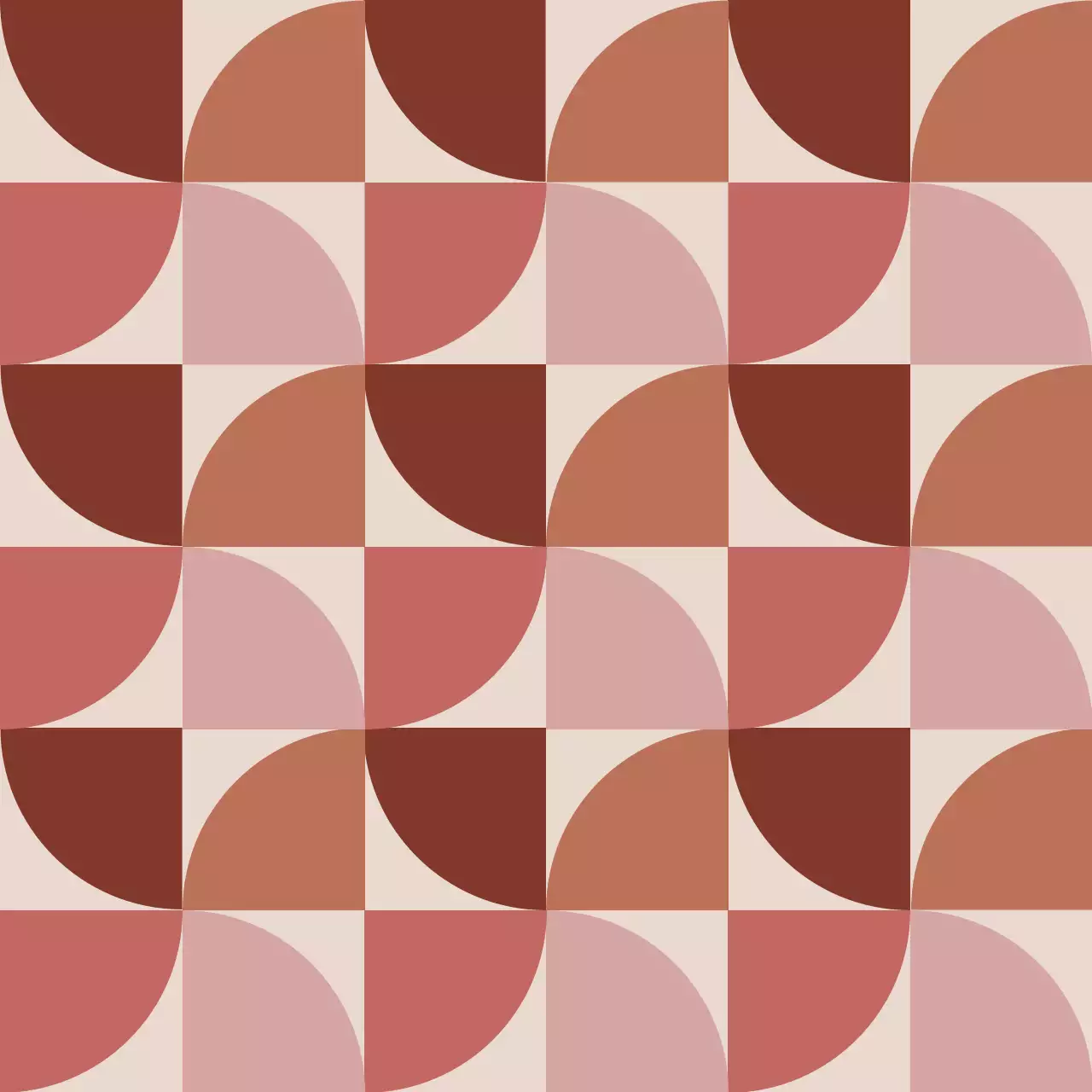 茶色 レトロ 反復パターン