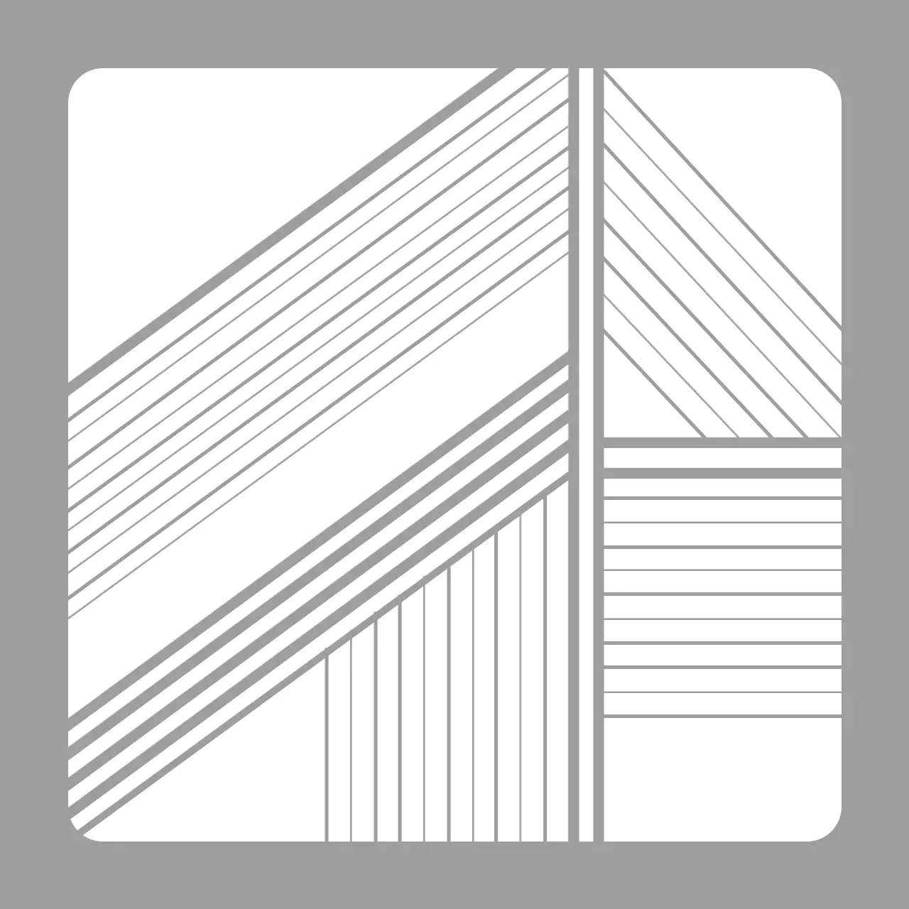 グレー 幾何学 デザイン ポートフォリオ シンプルパターン