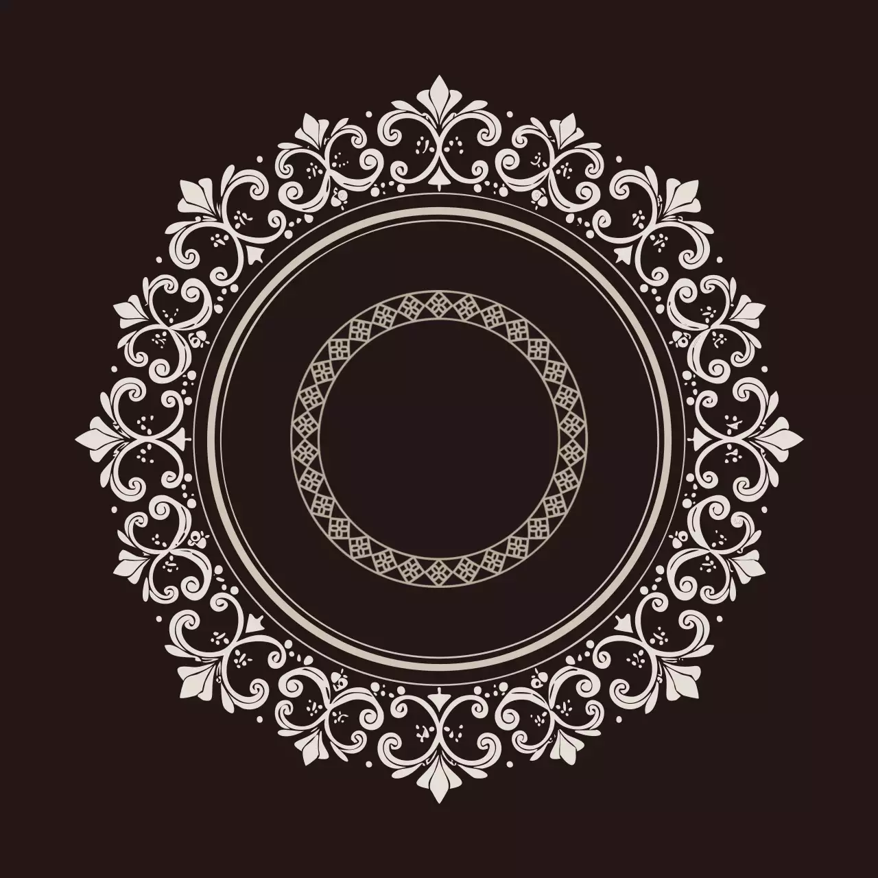 褐色 アンティーク フレーム