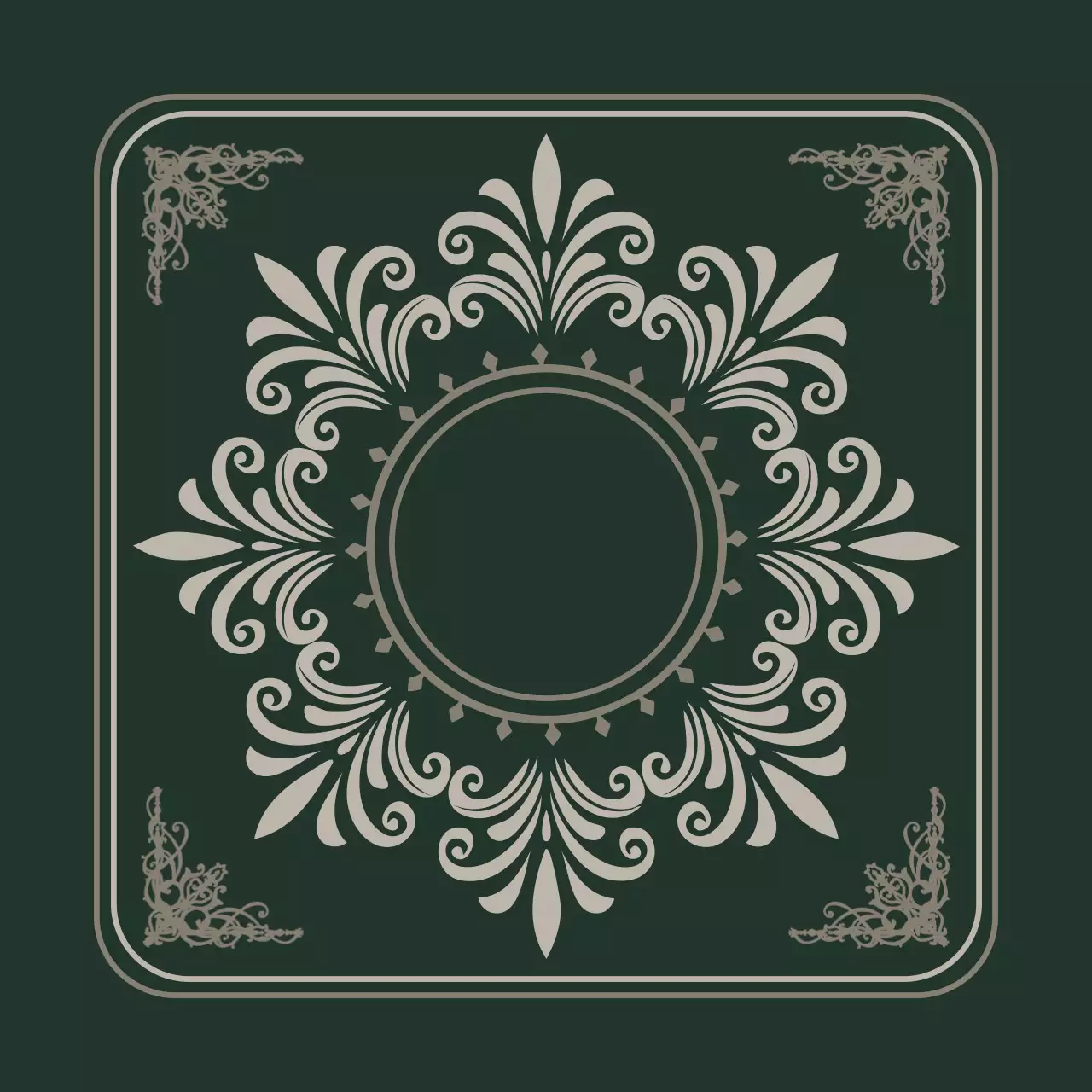 グレー クラシック フレーム