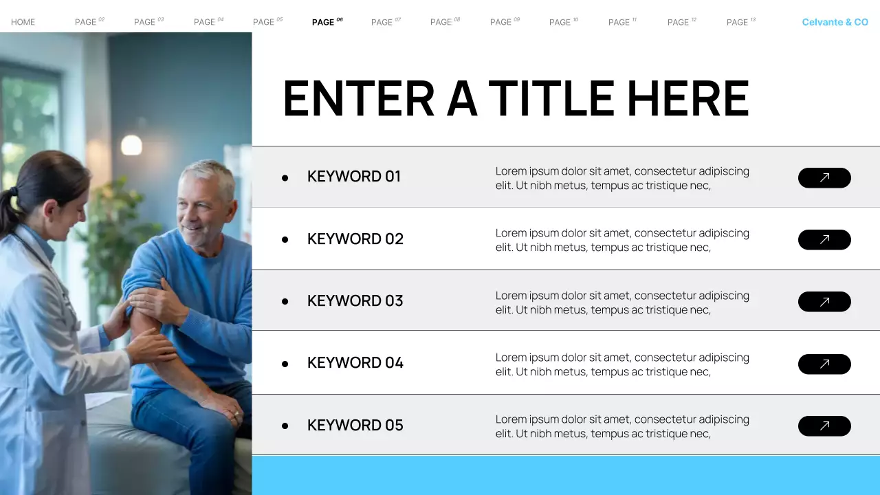 blue modern healthcare promotion