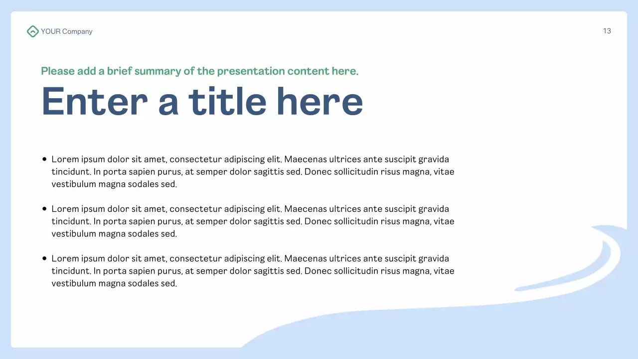 blue modern health presentation