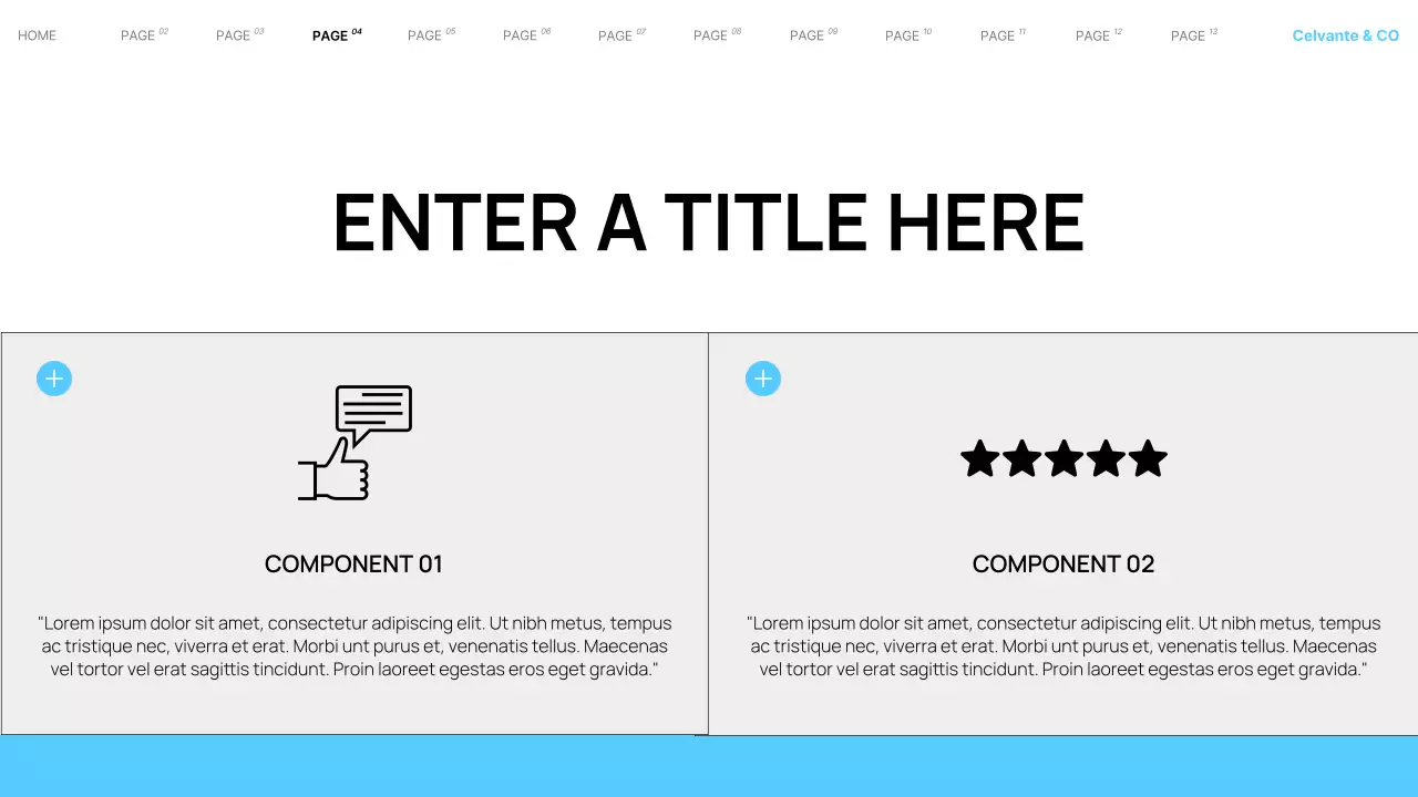 blue modern healthcare promotion