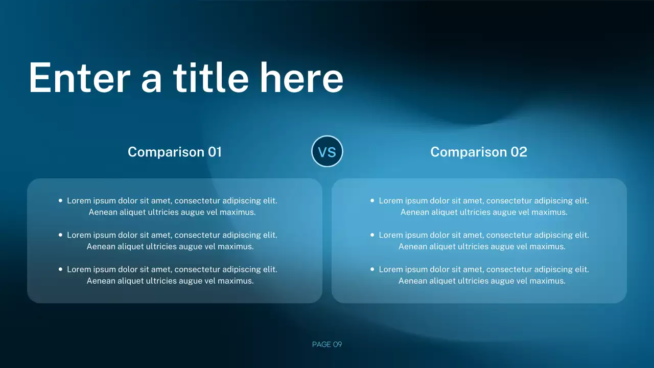 blue modern healthcare presentation