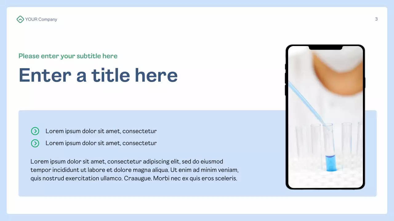 blue modern health presentation