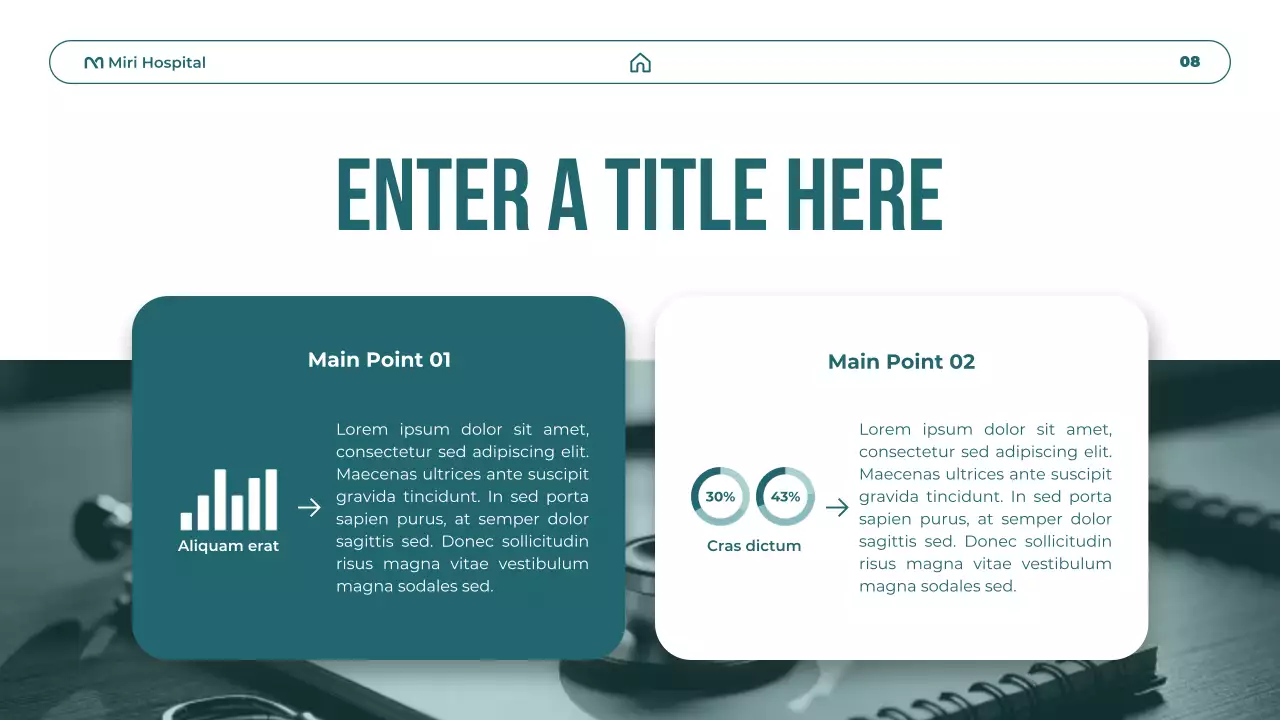 teal modern healthcare promotion