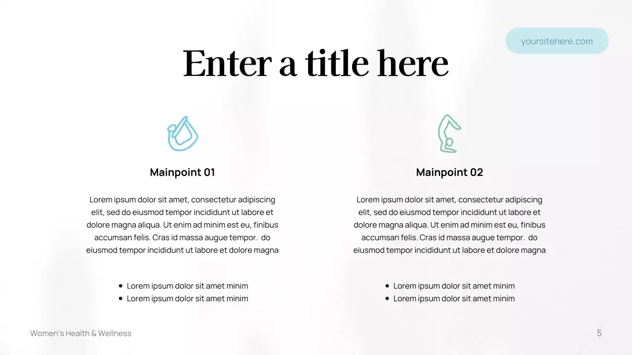 white modern wellness guide