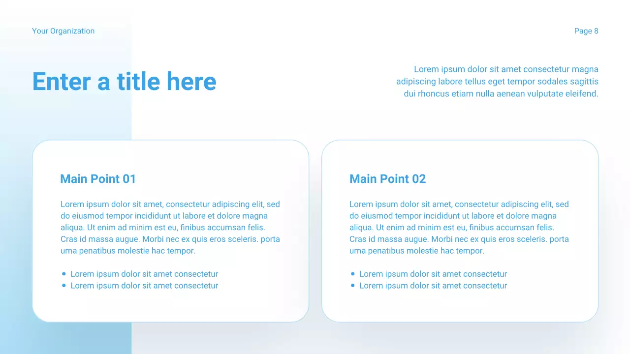 blue modern health presentation