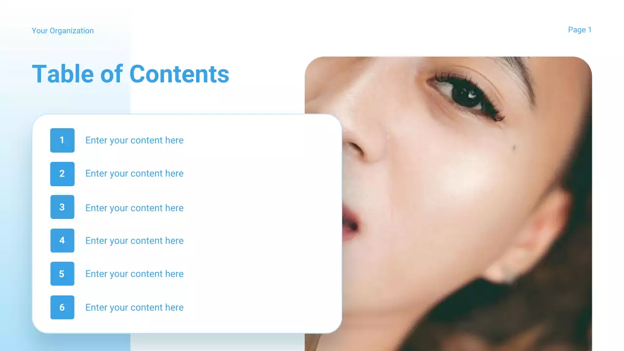 blue modern health presentation