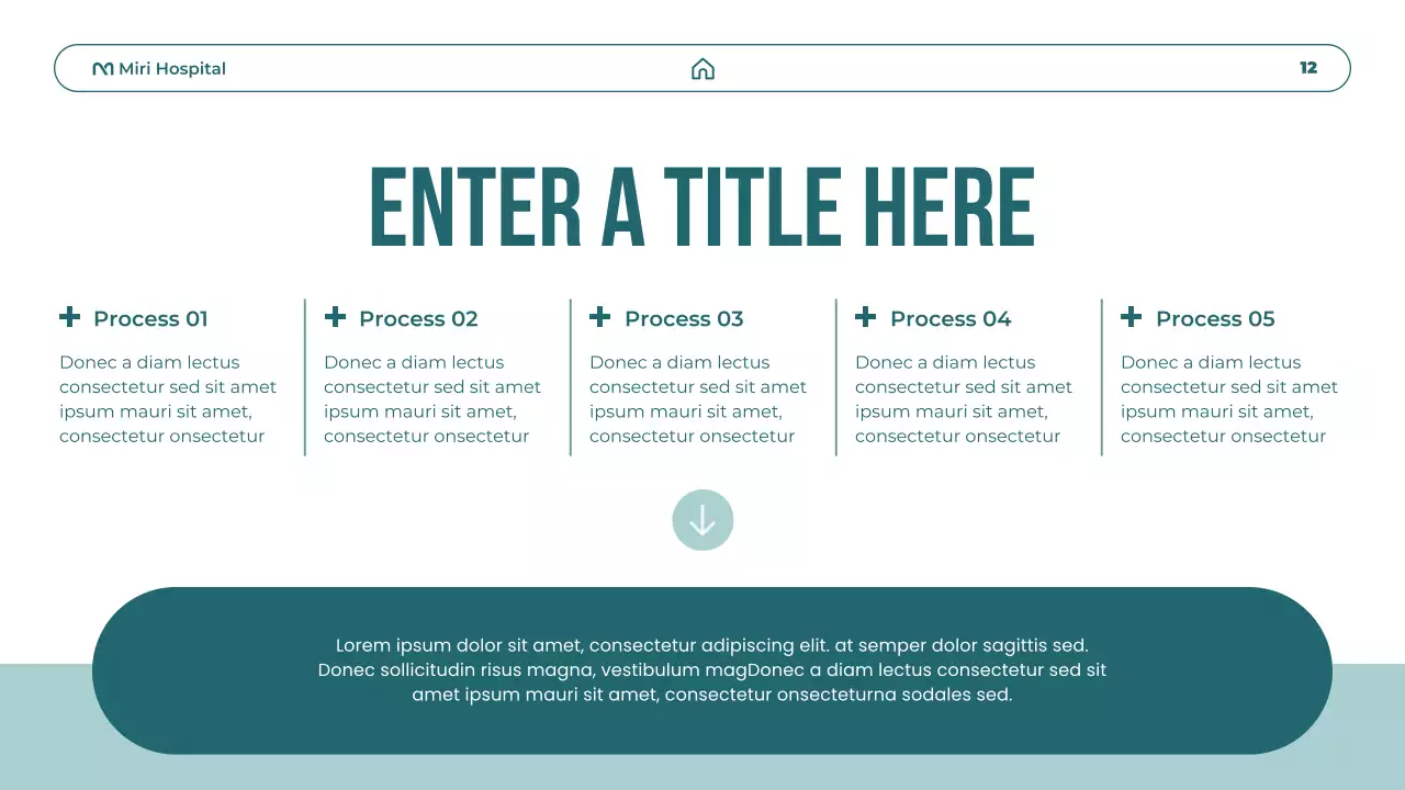 teal modern healthcare promotion