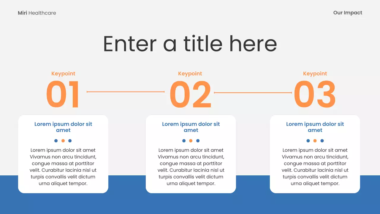 blue modern healthcare event