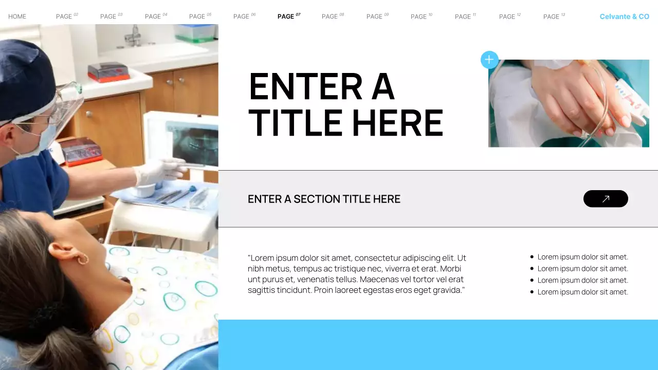 blue modern healthcare promotion