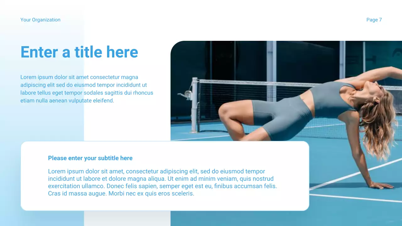 blue modern health presentation