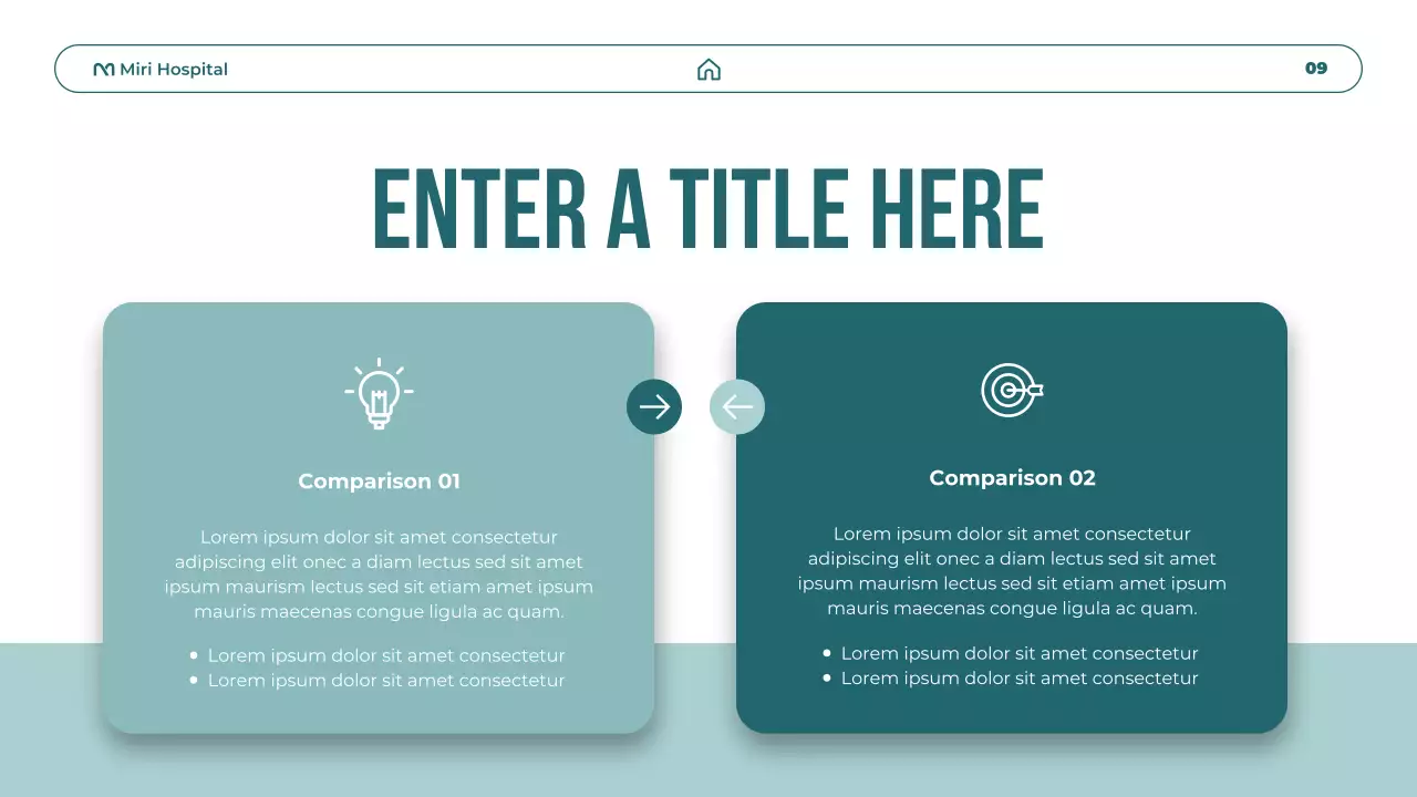 teal modern healthcare promotion