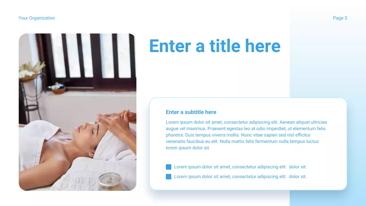 blue modern health presentation