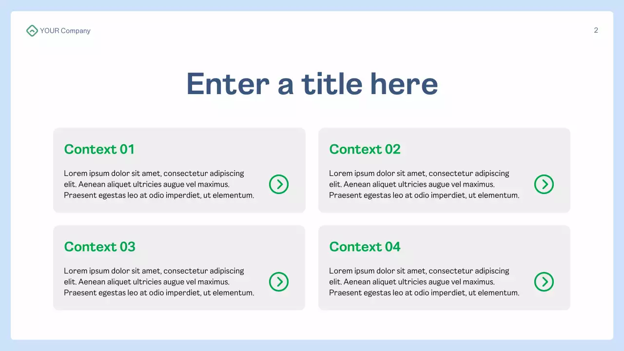 blue modern health presentation