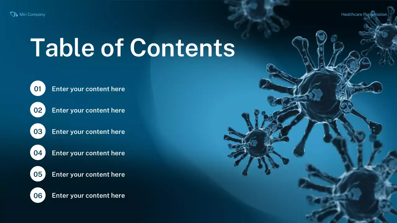 blue modern healthcare presentation