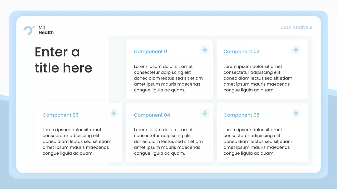 blue modern healthcare presentation