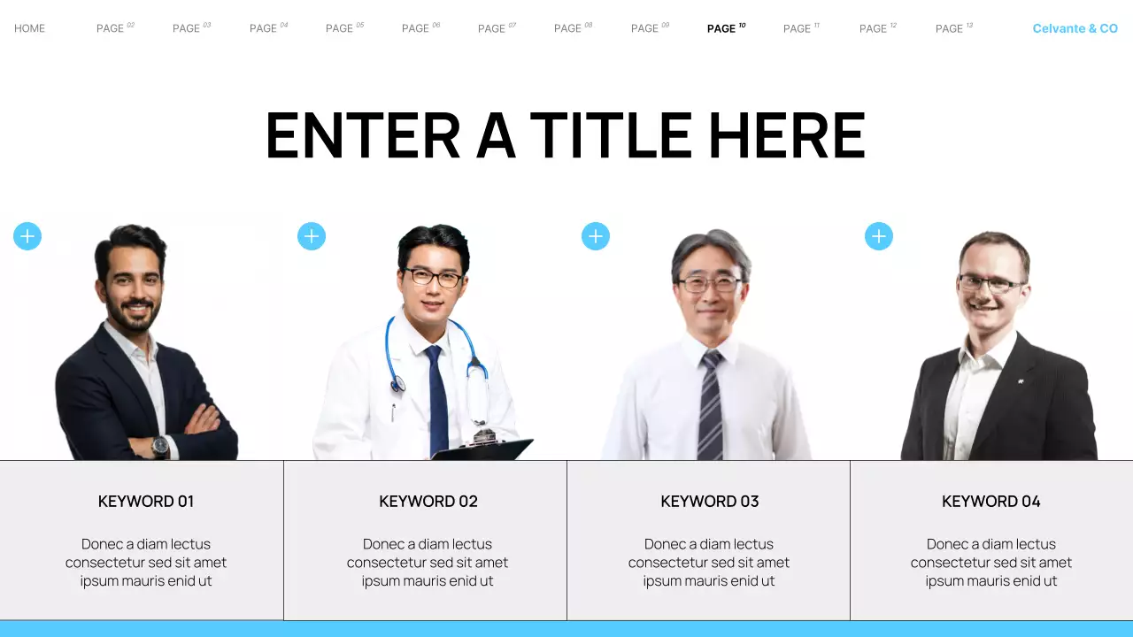 blue modern healthcare promotion