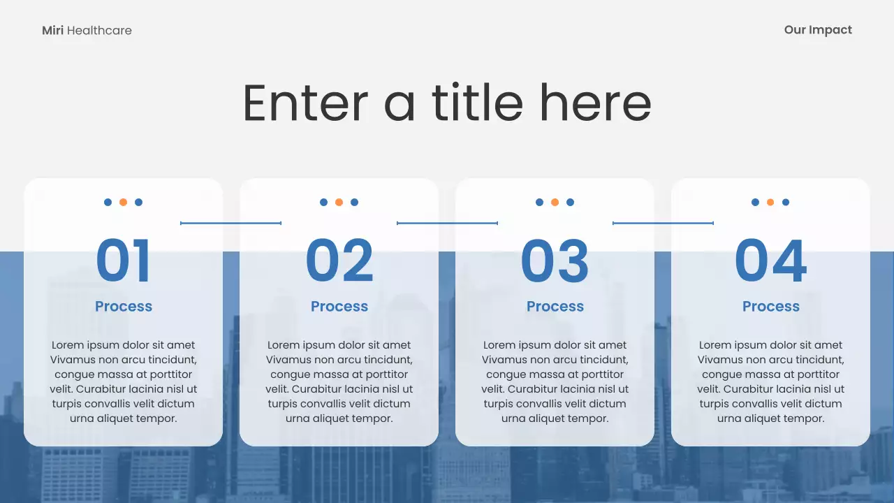 blue modern healthcare event