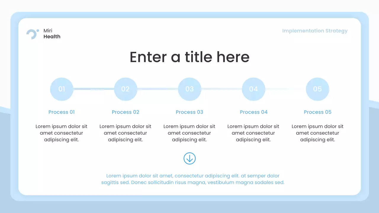 blue modern healthcare presentation