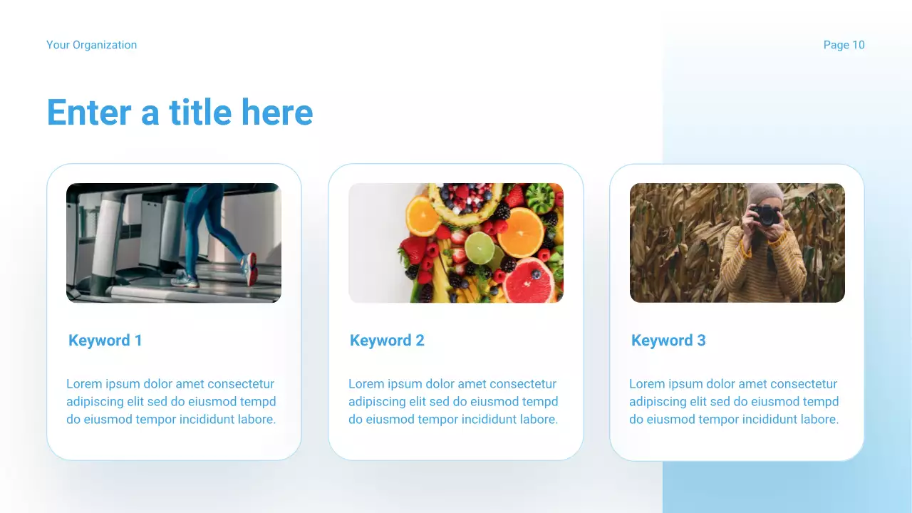 blue modern health presentation