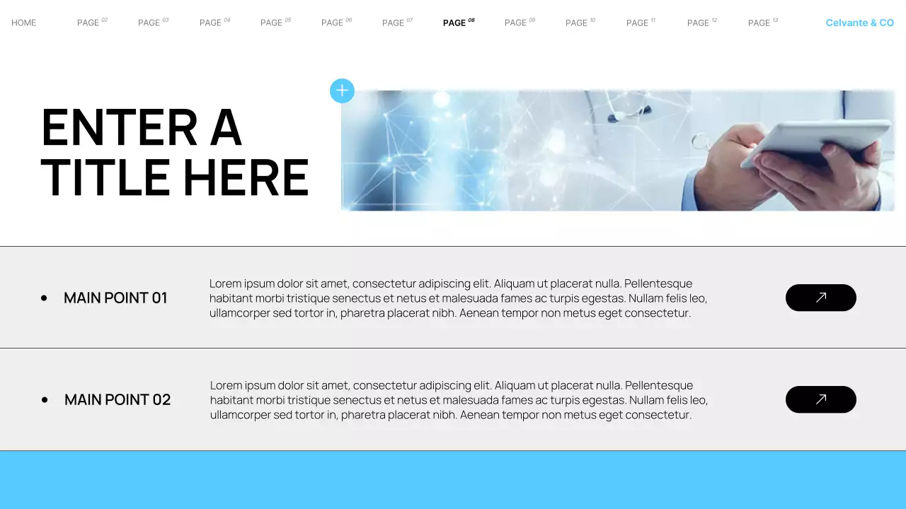 blue modern healthcare promotion