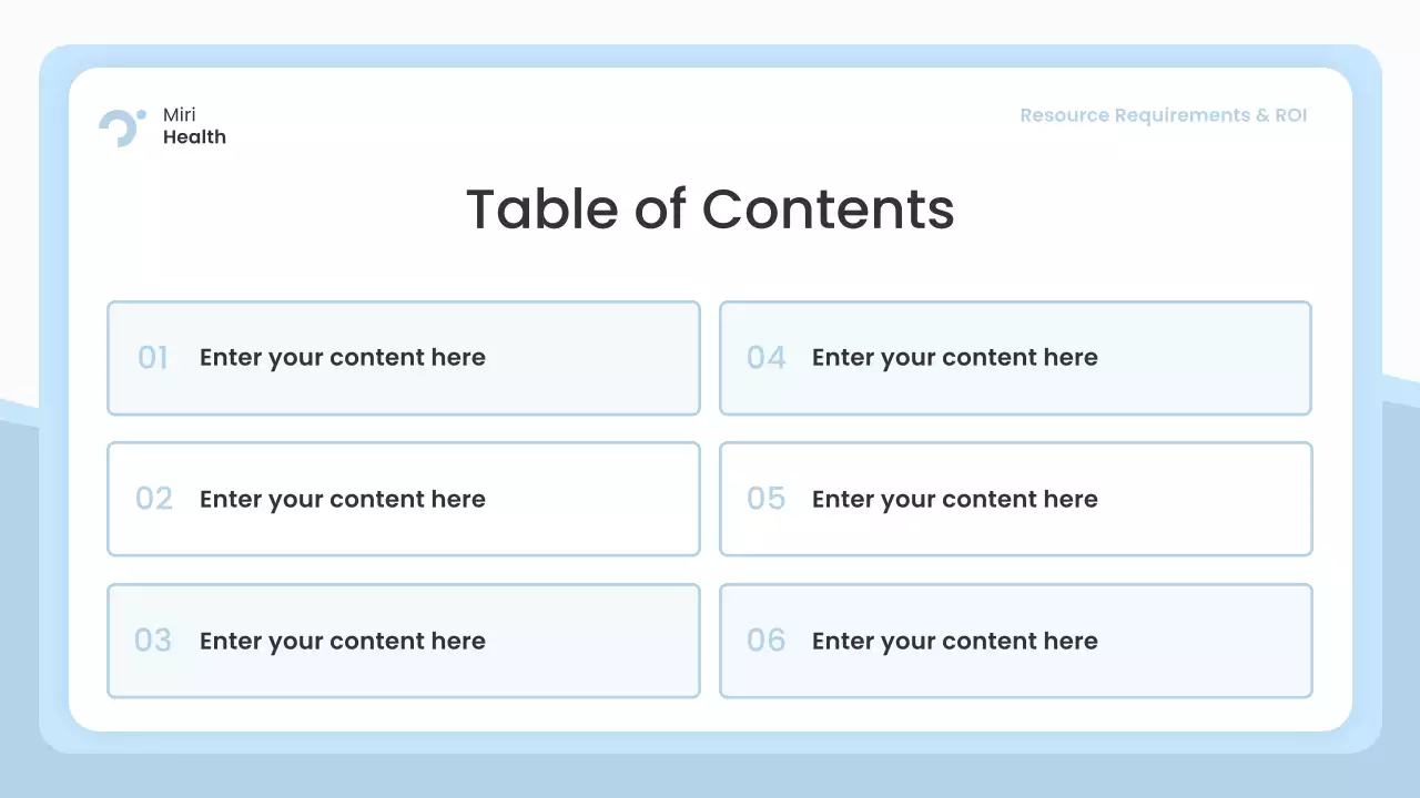 blue modern healthcare presentation