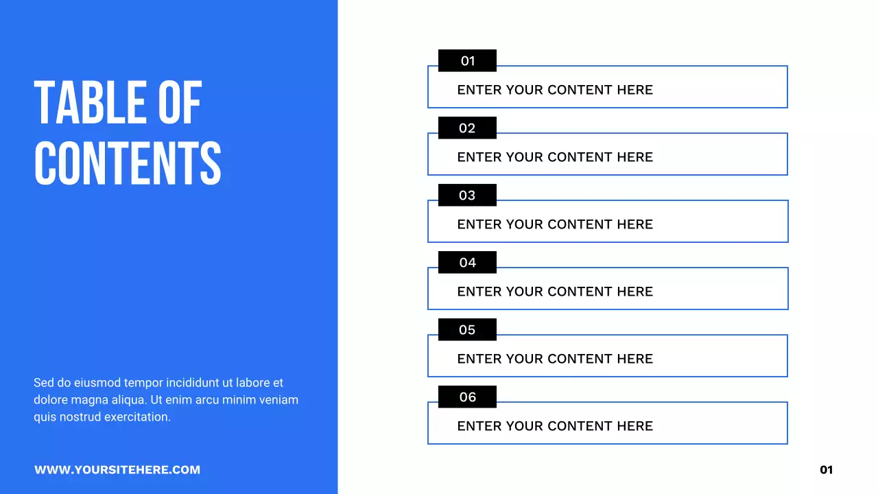 blue modern healthcare presentation