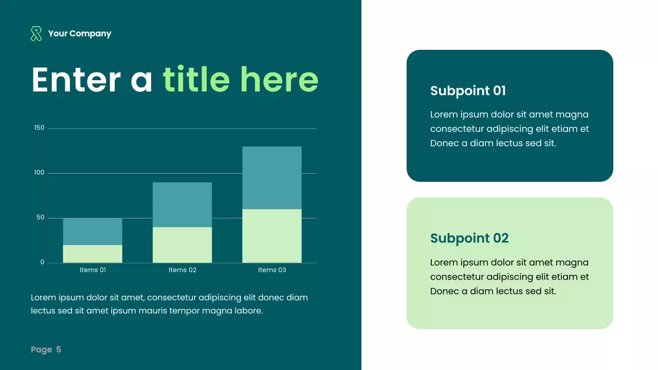 teal modern healthcare presentation