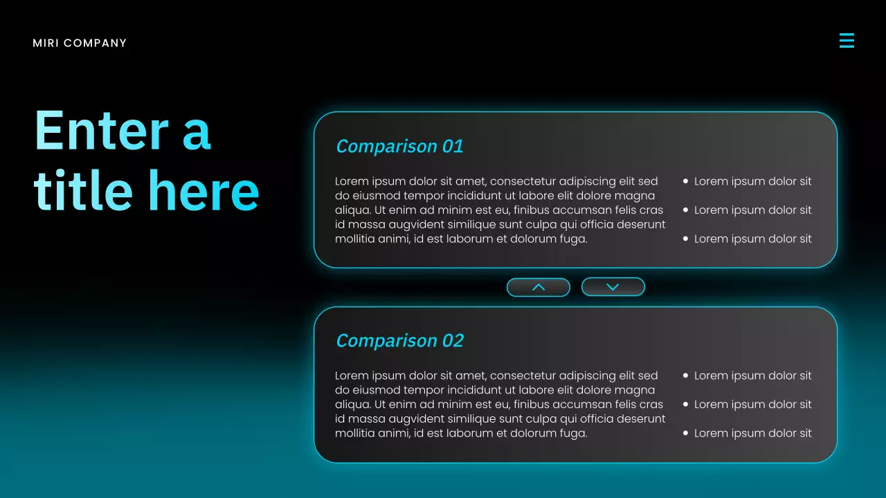 blue modern market report