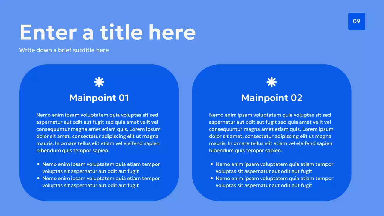 blue modern health presentation