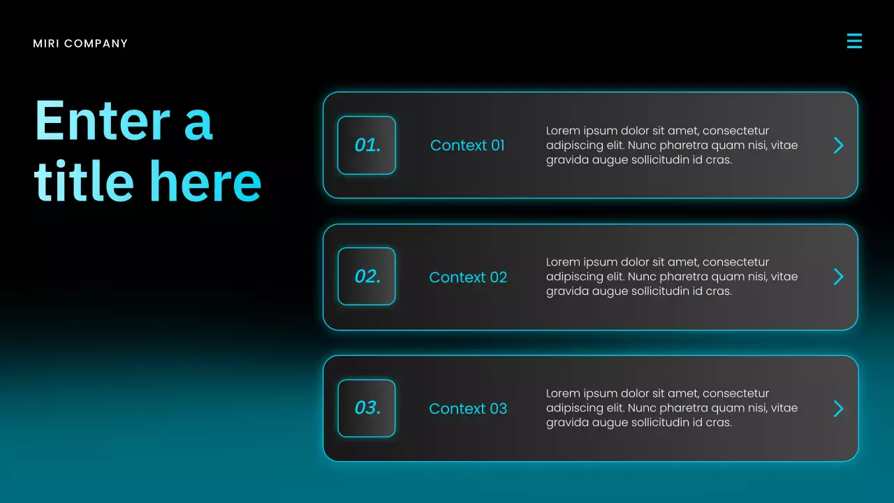 blue modern market report