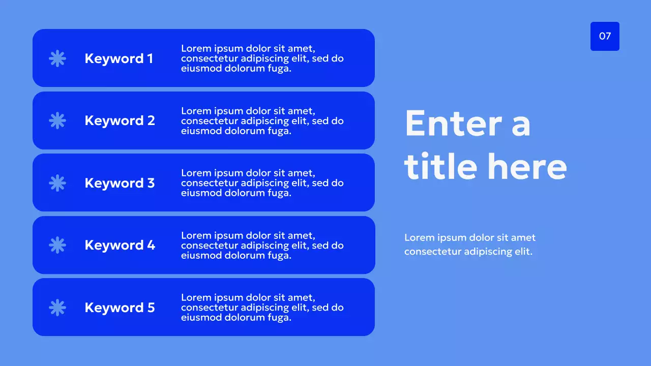 blue modern health presentation