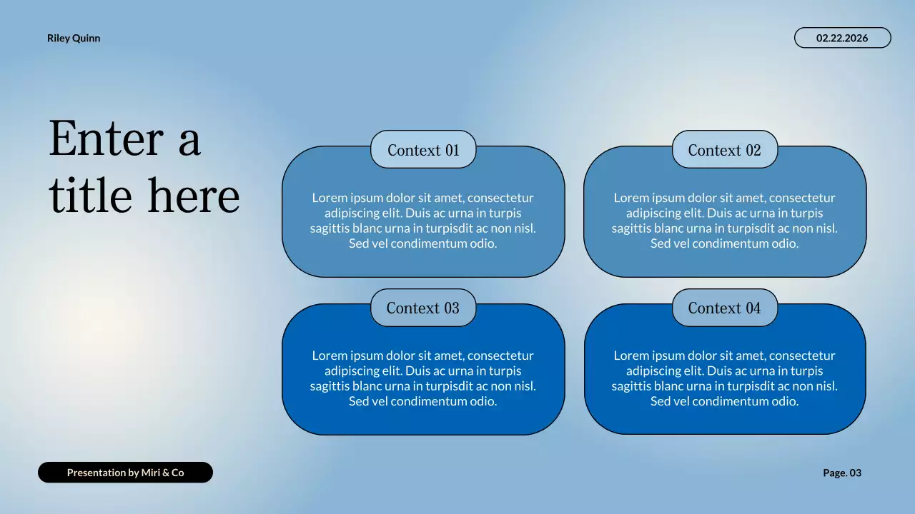 blue minimalist health guide