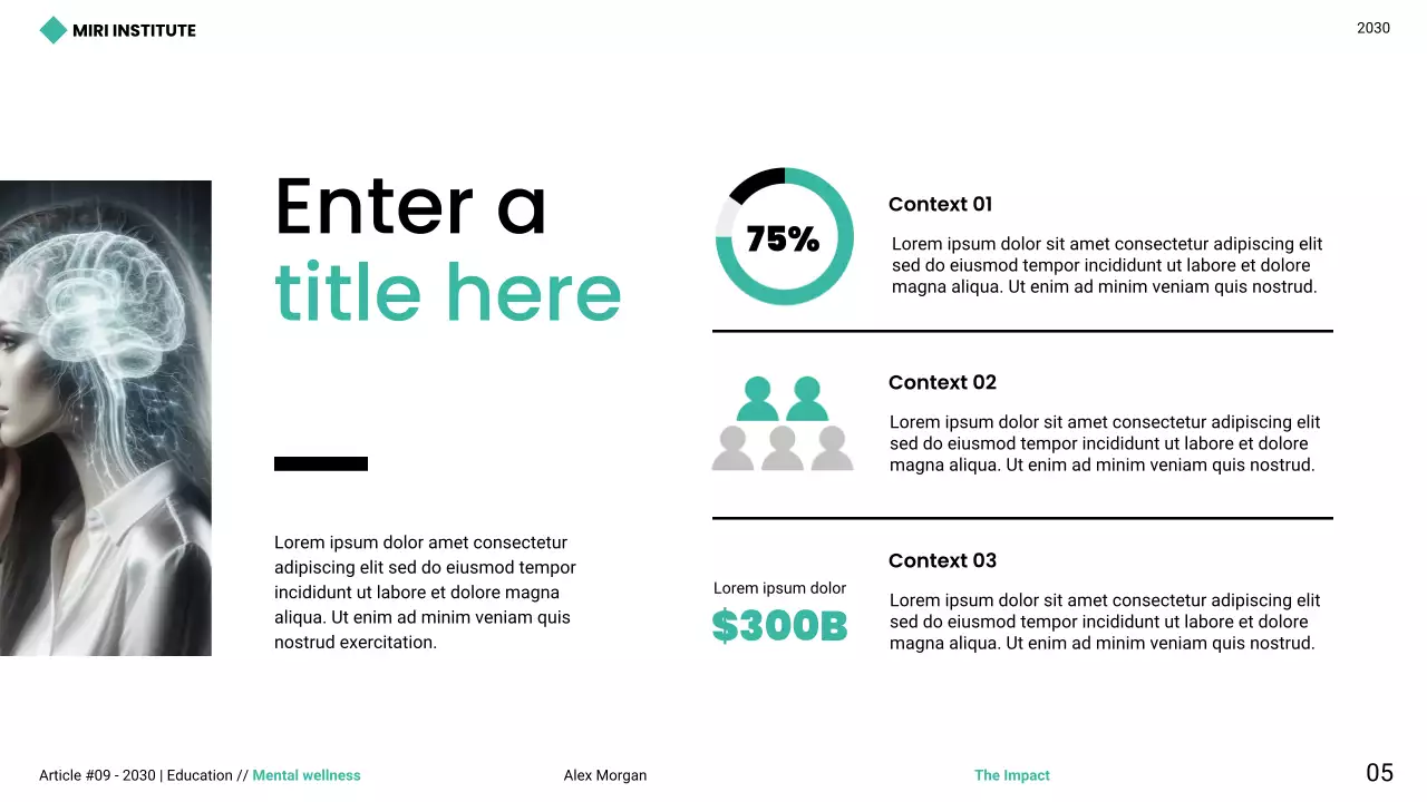 teal modern mental wellness guide