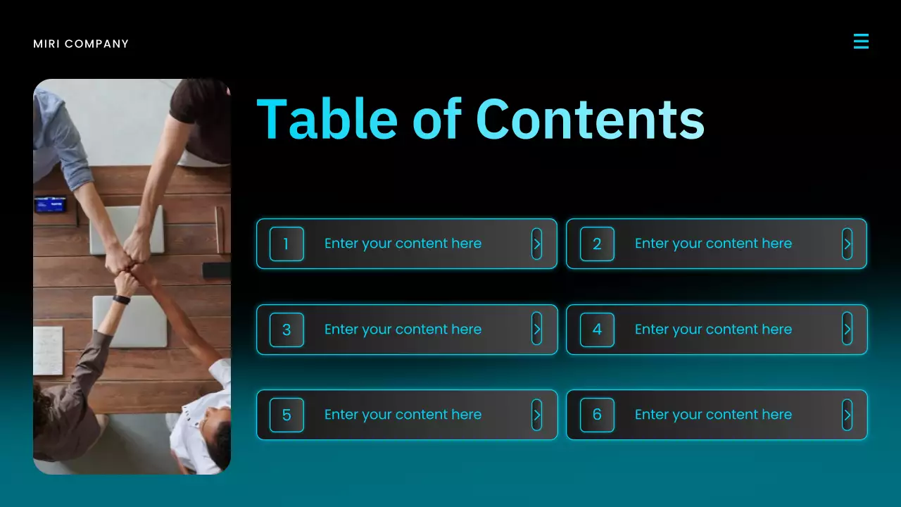 blue modern market report