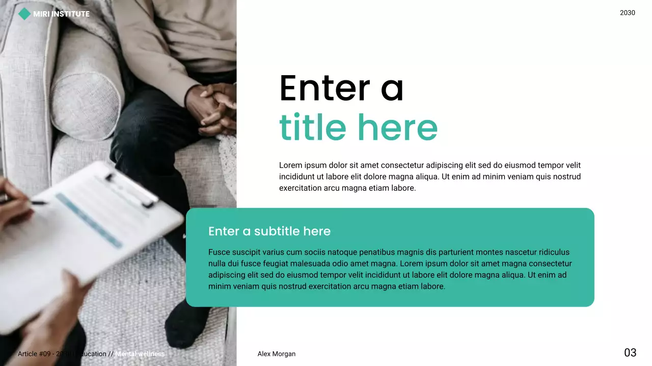 teal modern mental wellness guide