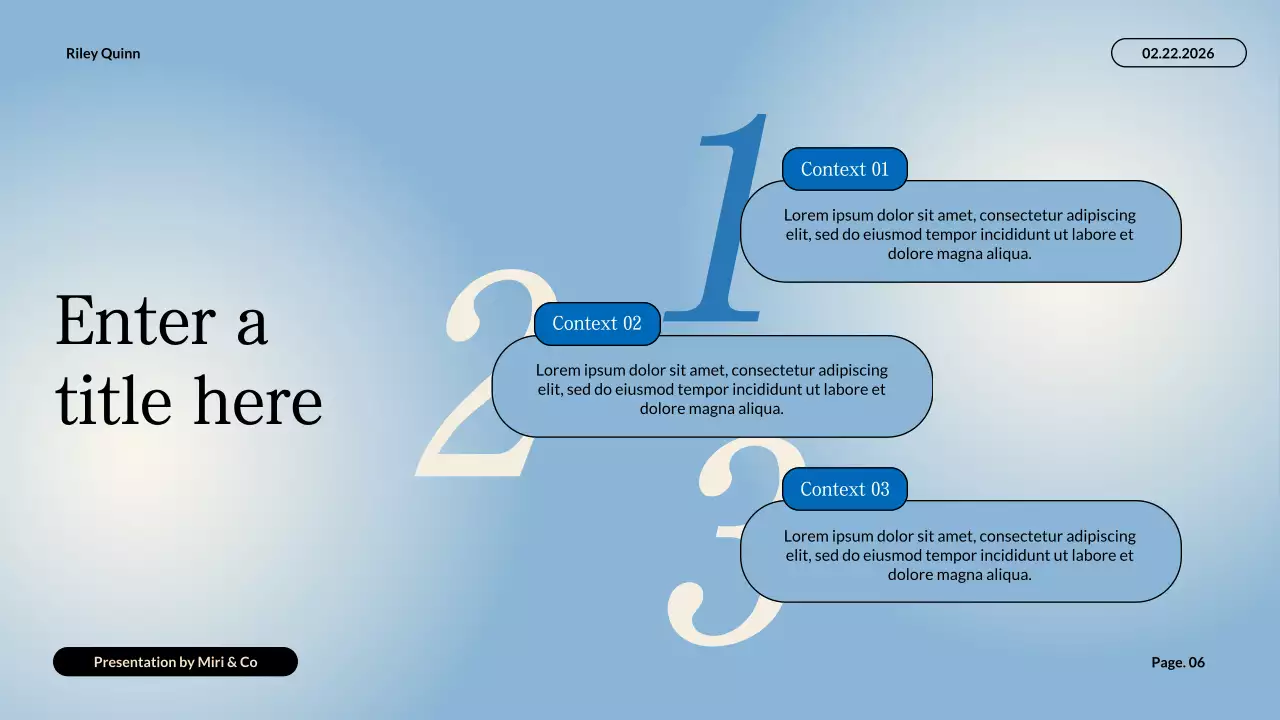 blue minimalist health guide