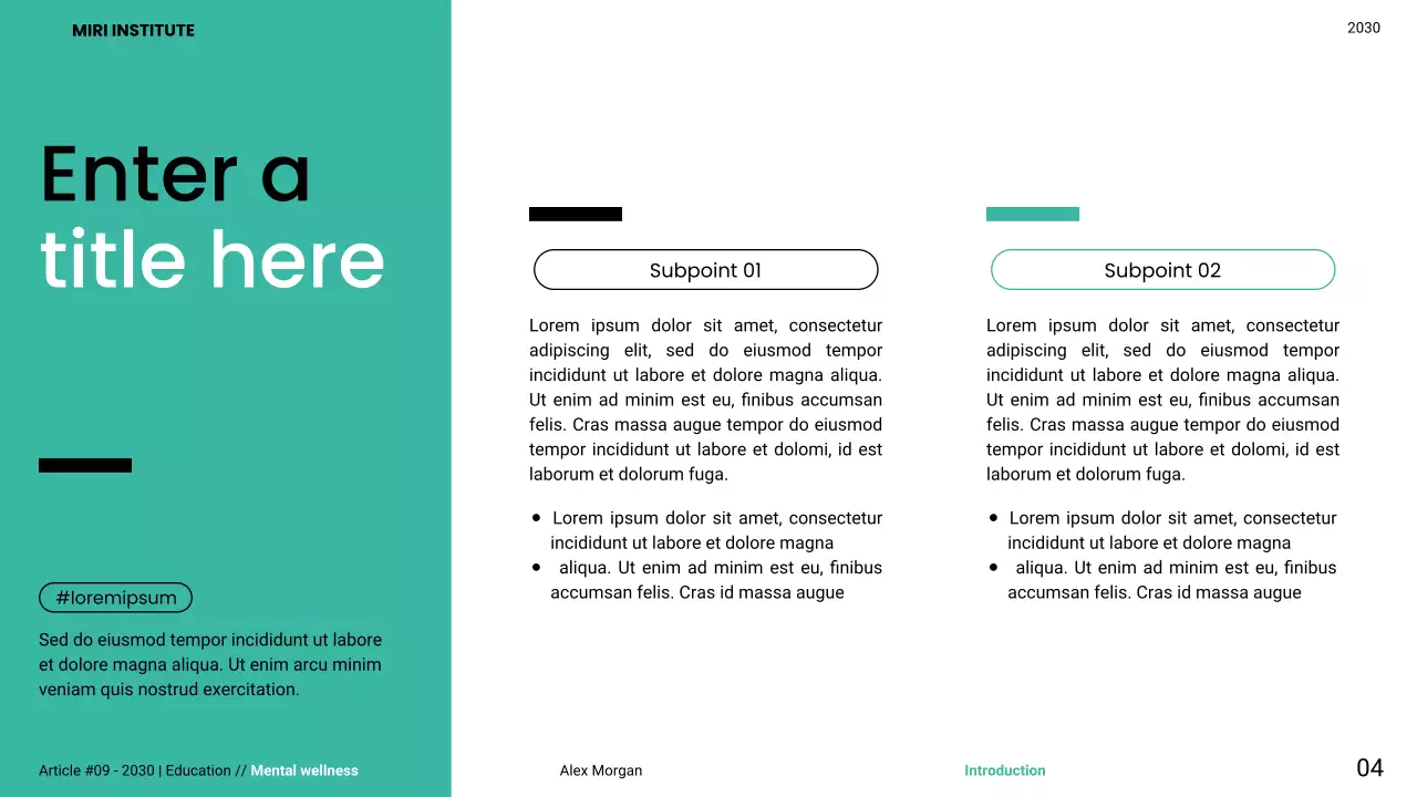 teal modern mental wellness guide