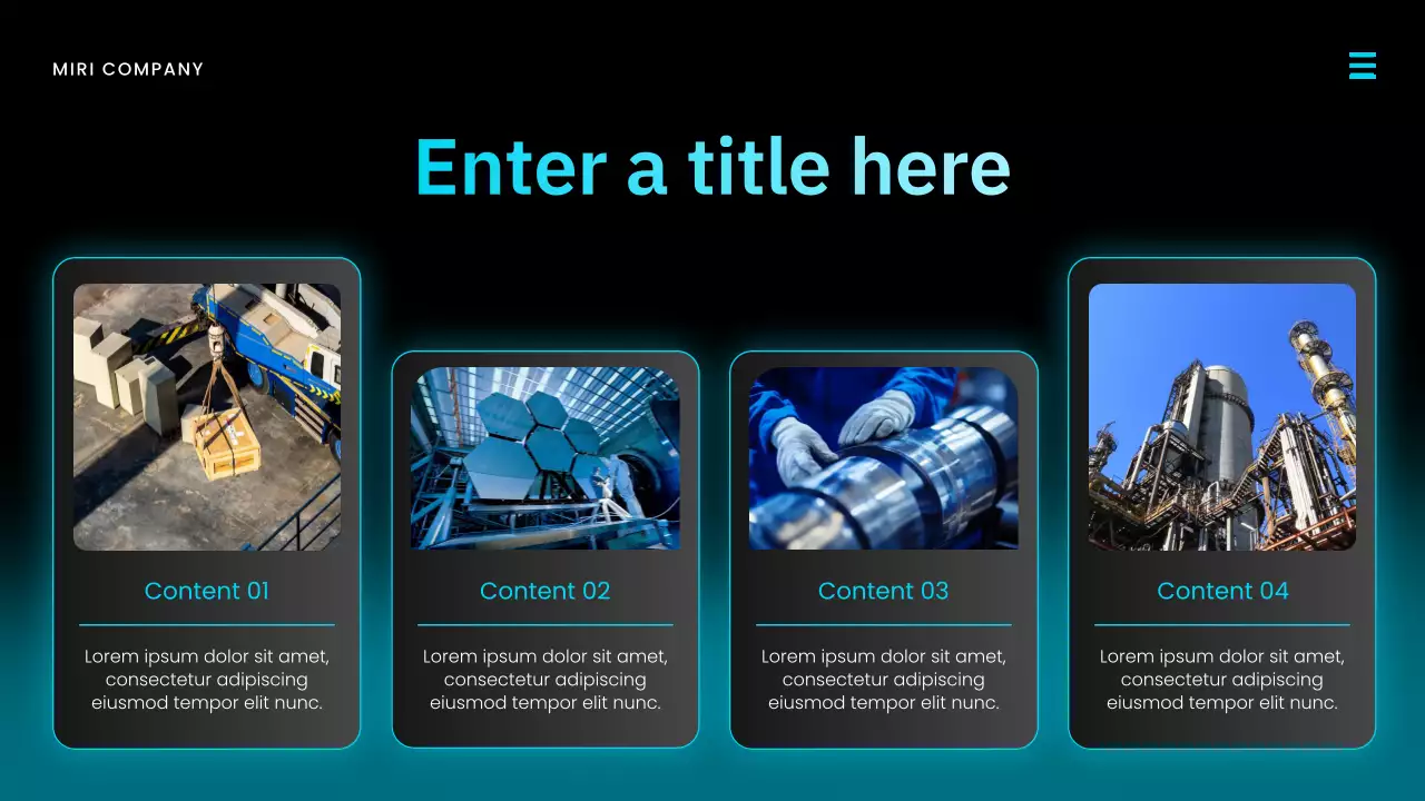 blue modern market report