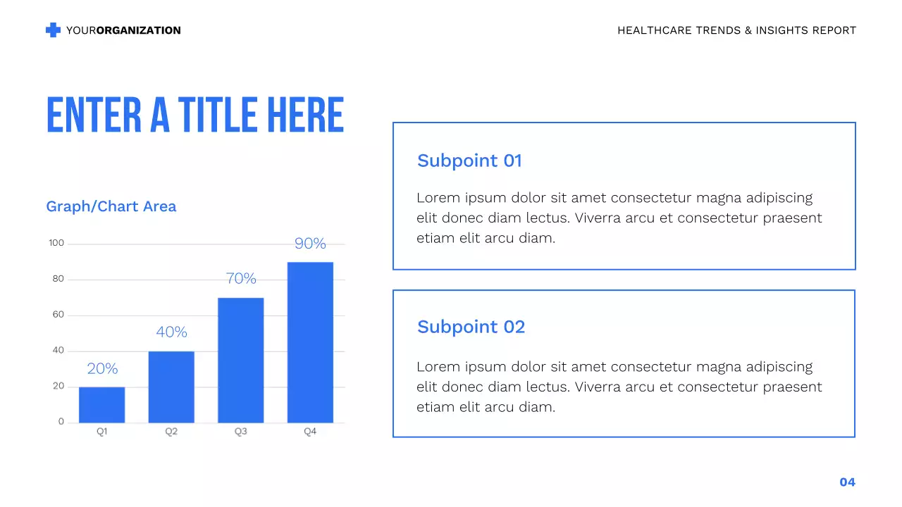 blue modern healthcare presentation