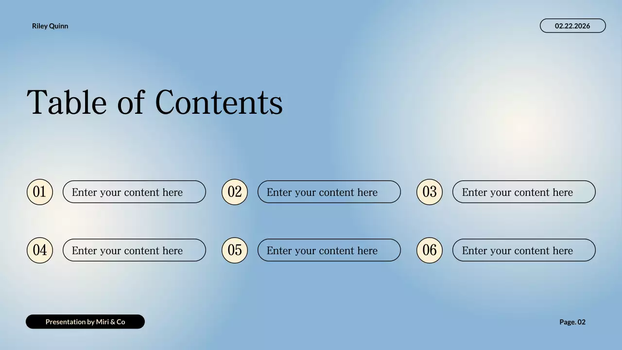 blue minimalist health guide