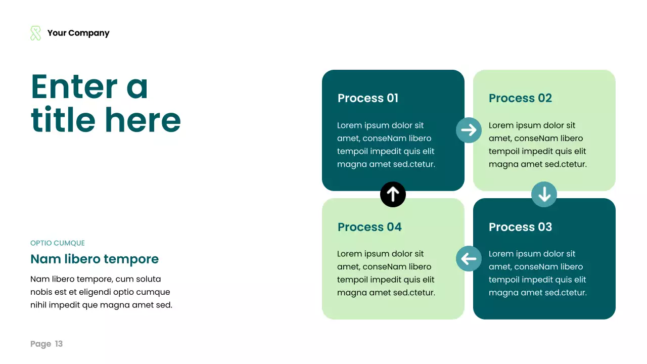 teal modern healthcare presentation