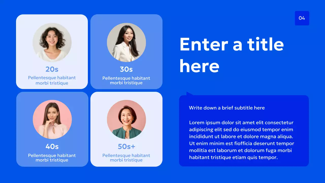 blue modern health presentation