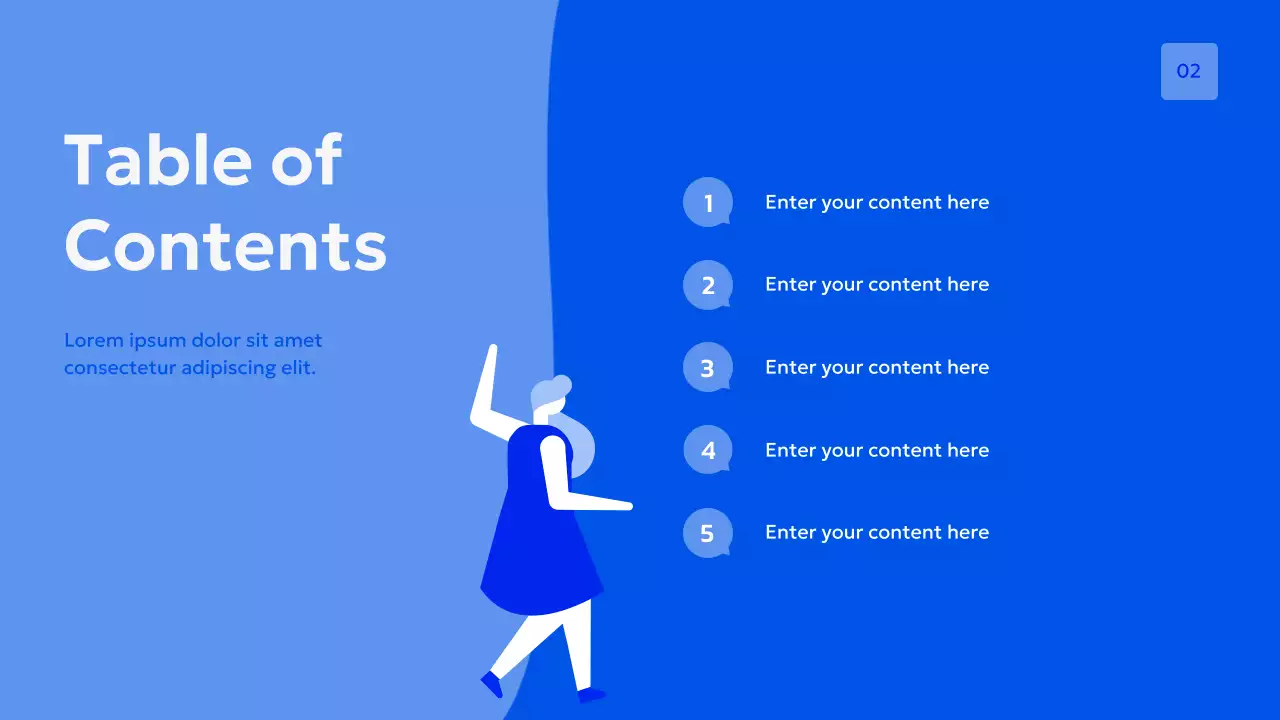 blue modern health presentation