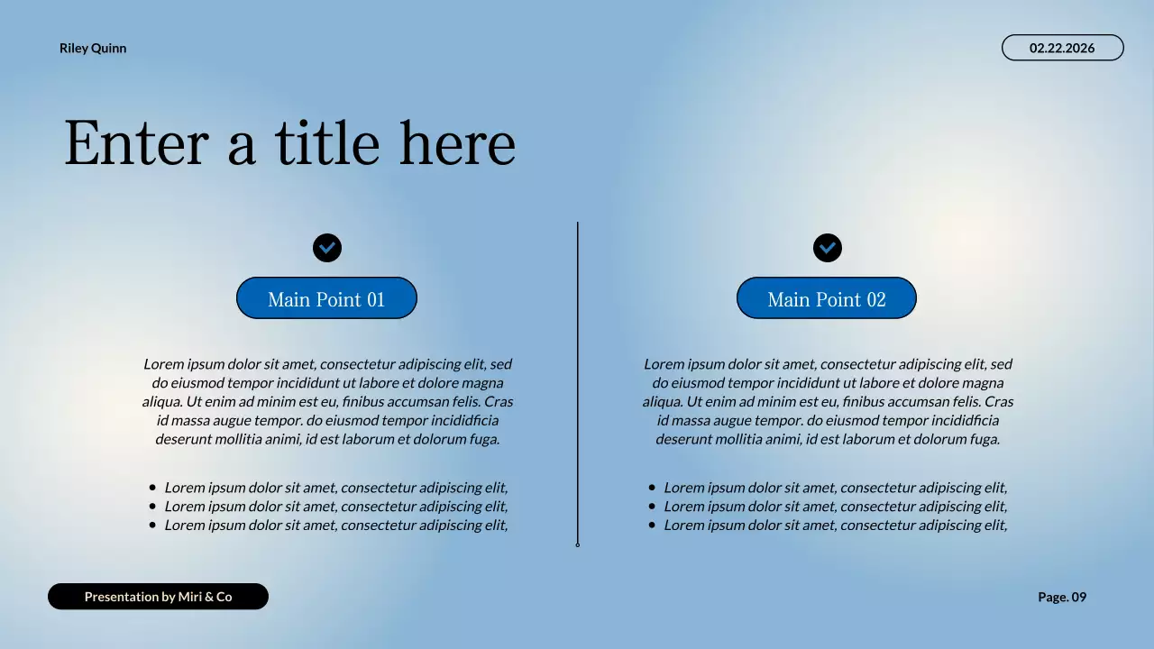 blue minimalist health guide